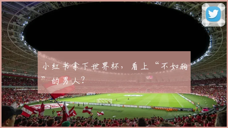 小红书拿下世界杯，看上“不如狗”的男人？